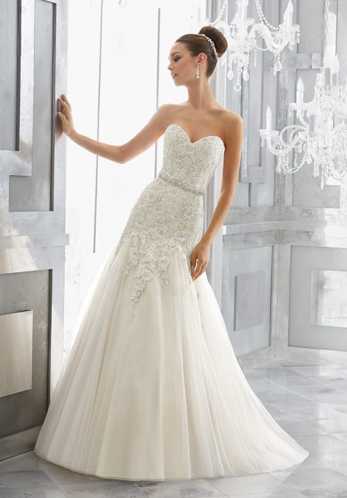 Mori lee clearance 5565